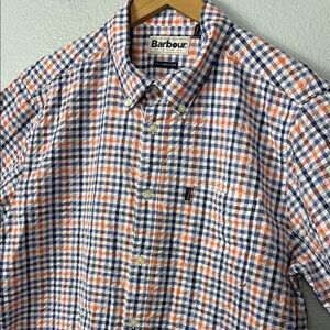 Barbour Men's Seersucker Checkered Shirt‎